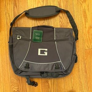 NWT Guess messenger laptop fold over bag